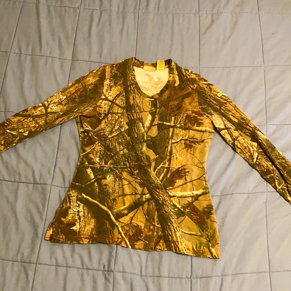 womens camo long sleeve shirt